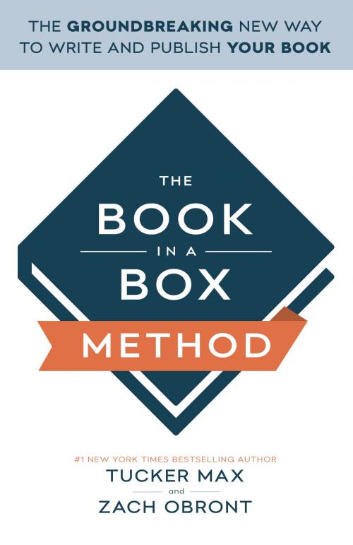 Cover of the book The Book in a Box Method by Tucker Max, Zach Obront, Lioncrest Publishing