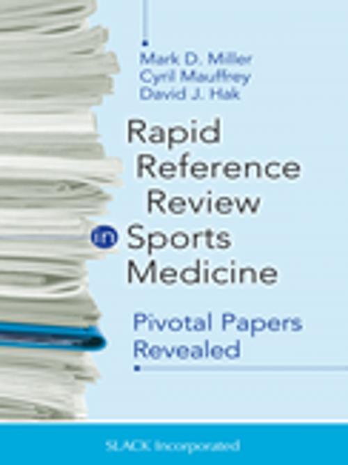Cover of the book Rapid Reference Review in Sports Medicine by , SLACK Incorporated