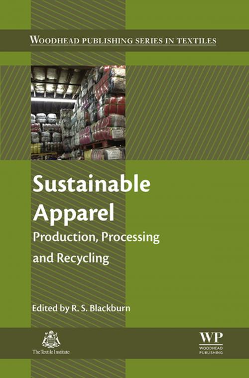 Cover of the book Sustainable Apparel by , Elsevier Science