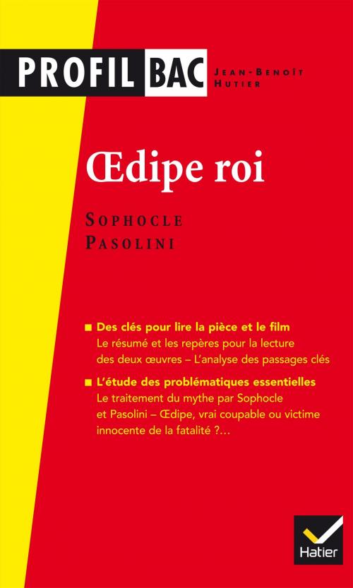 Cover of the book Sophocle/Pasolini, Oedipe roi by Sophocle, Pasolini, Hatier