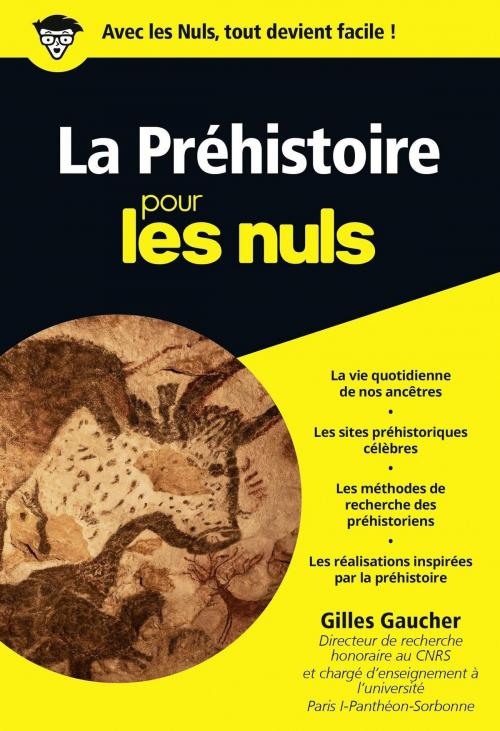 Cover of the book La Préhistoire pour les Nuls, édition poche by Gilles GAUCHER, edi8
