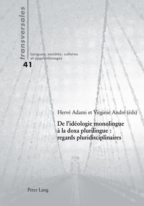 Cover of the book De lidéologie monolingue à la doxa plurilingue : regards pluridisciplinaires by , Peter Lang