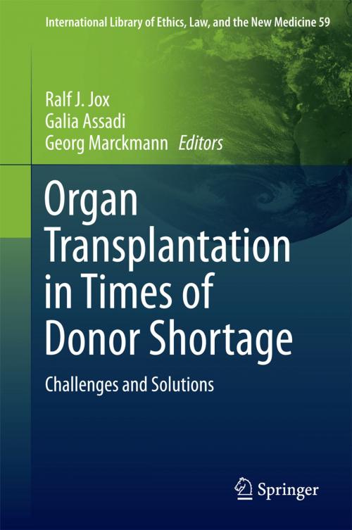 Cover of the book Organ Transplantation in Times of Donor Shortage by , Springer International Publishing