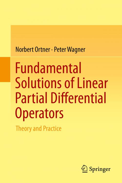 Cover of the book Fundamental Solutions of Linear Partial Differential Operators by Norbert Ortner, Peter Wagner, Springer International Publishing