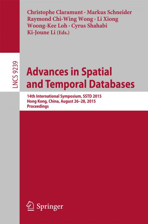 Cover of the book Advances in Spatial and Temporal Databases by , Springer International Publishing