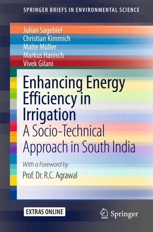 Cover of the book Enhancing Energy Efficiency in Irrigation by Julian Sagebiel, Christian Kimmich, Malte Müller, Markus Hanisch, Vivek Gilani, Springer International Publishing