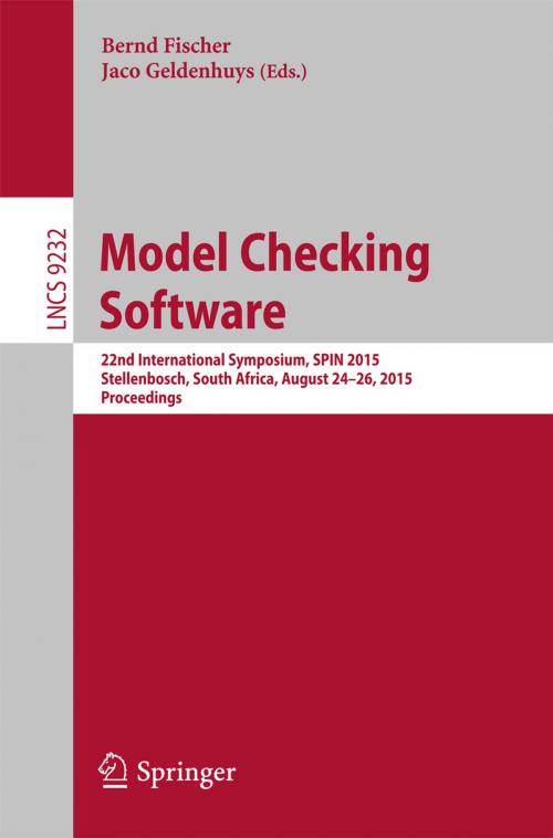 Cover of the book Model Checking Software by , Springer International Publishing