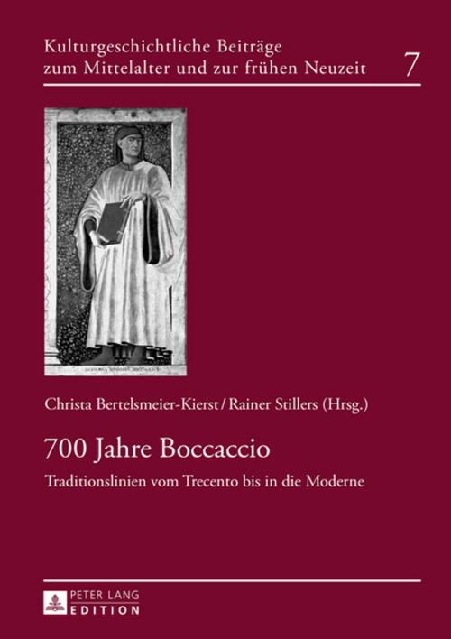 Cover of the book 700 Jahre Boccaccio by , Peter Lang
