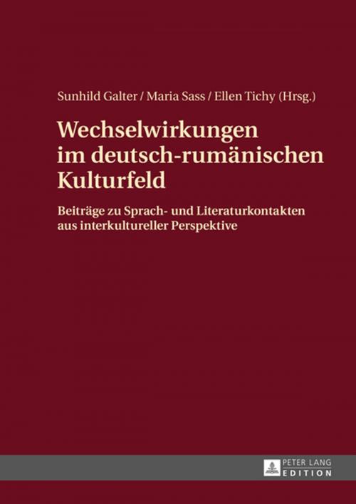 Cover of the book Wechselwirkungen im deutsch-rumaenischen Kulturfeld by , Peter Lang