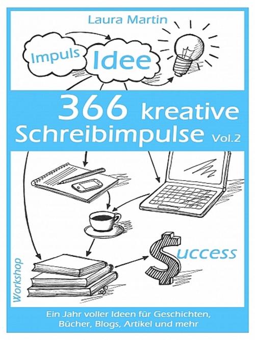 Cover of the book 366 kreative Schreibimpulse Vol. 2 by Laura Martin, XinXii-GD Publishing