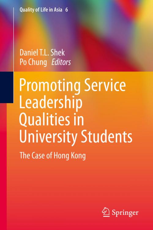 Cover of the book Promoting Service Leadership Qualities in University Students by , Springer Singapore