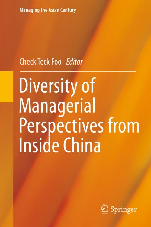 Cover of the book Diversity of Managerial Perspectives from Inside China by , Springer Singapore