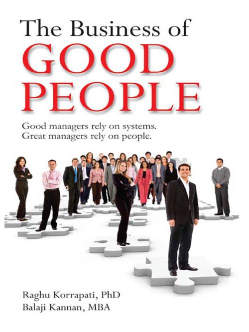 Cover of the book The Business of Good People by Dr. Raghu Korrapati, Balaji Kannan, Diamond Pocket Books Pvt ltd.