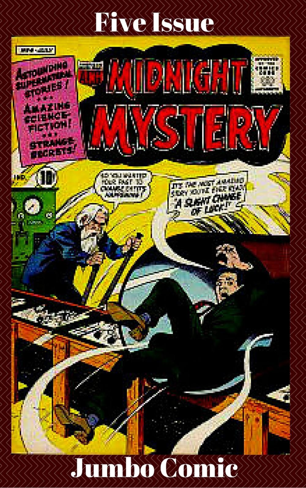 Big bigCover of Midnight Mystery Five Issue Jumbo Comic