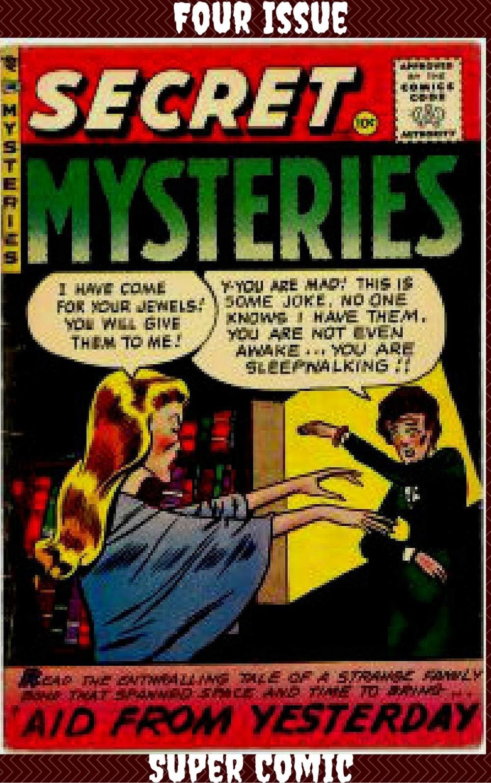 Big bigCover of Secret Mysteries Four Issue Super Comic