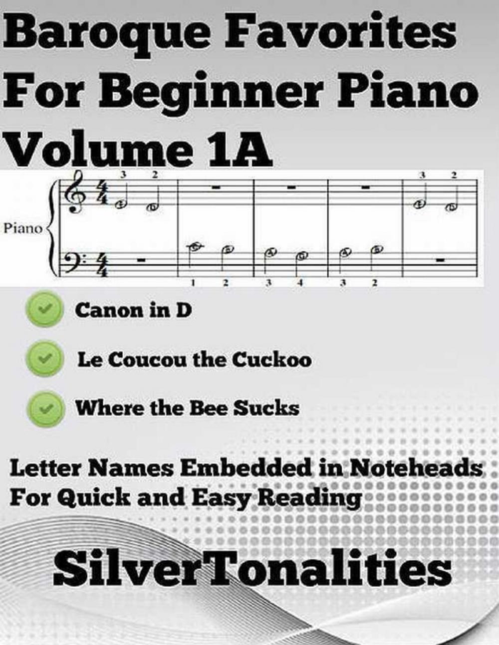 Big bigCover of Baroque Favorites for Beginner Piano Volume 1 A