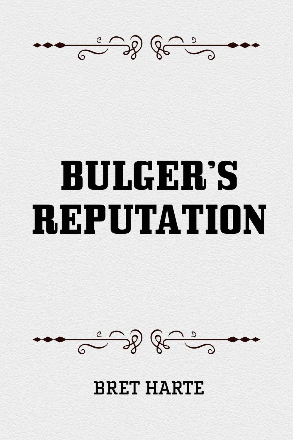 Big bigCover of Bulger’s Reputation
