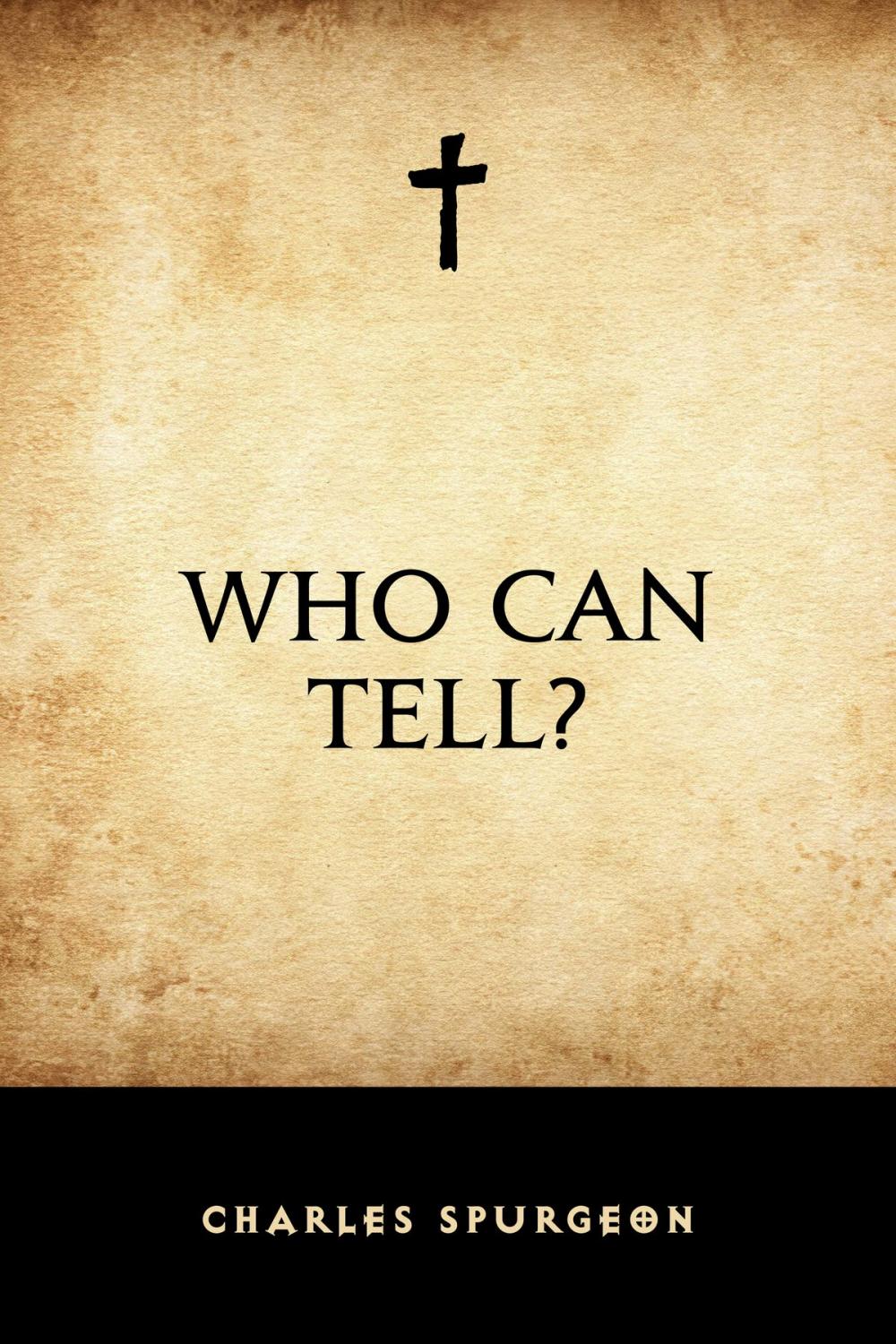 Big bigCover of Who Can Tell?