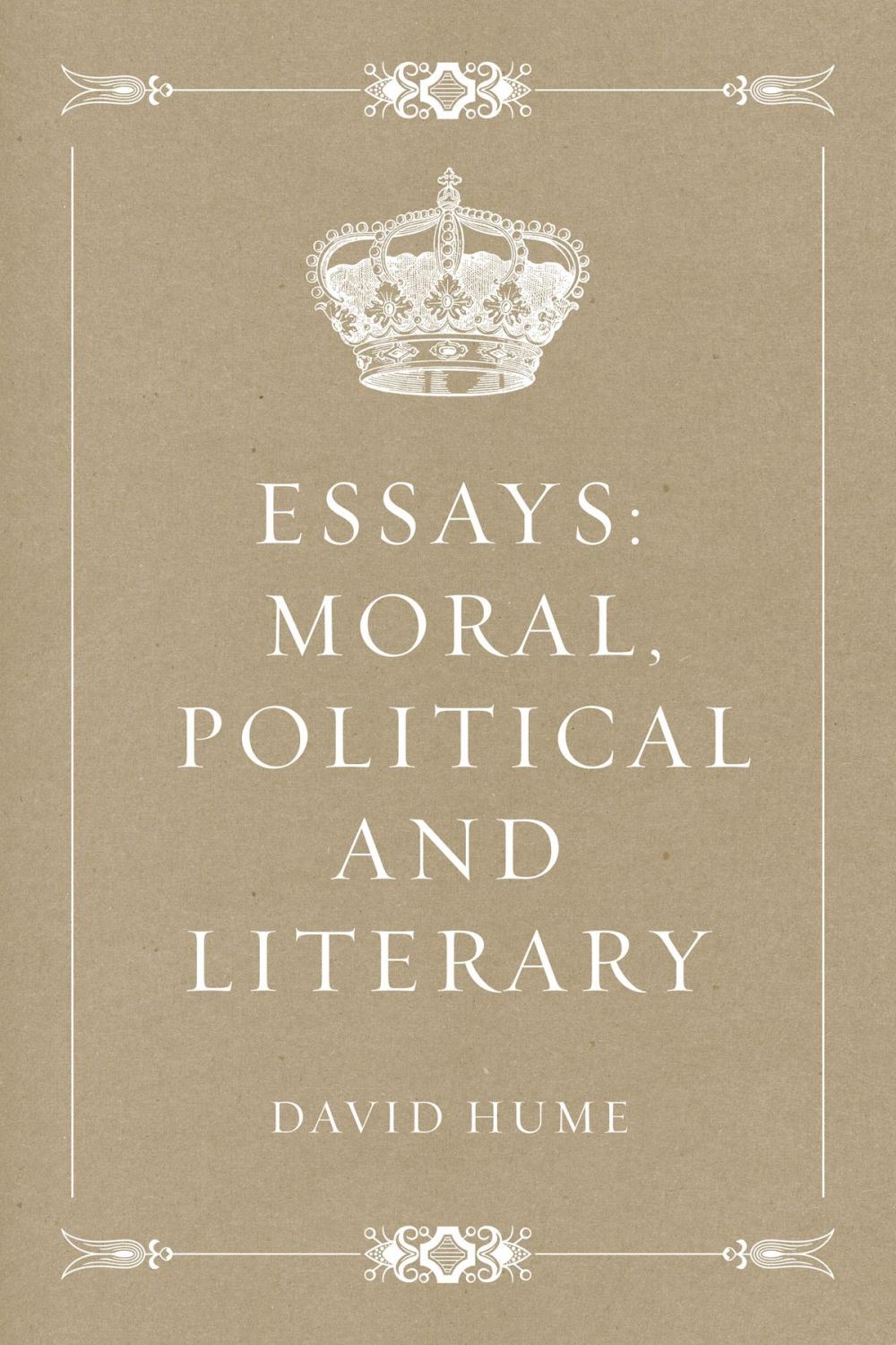 Big bigCover of Essays: Moral, Political and Literary