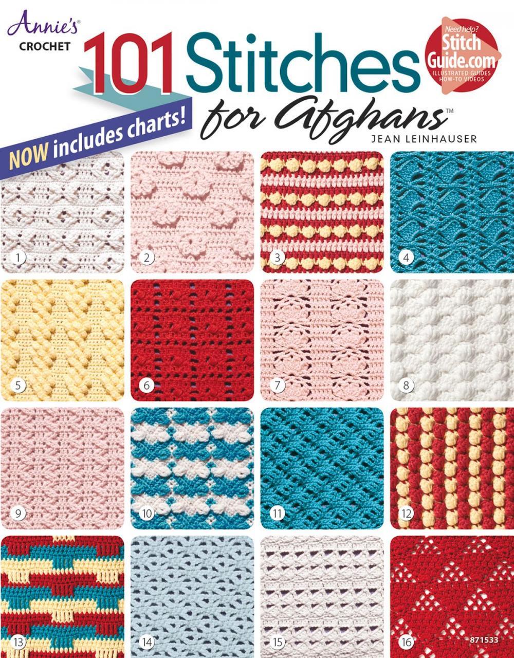 Big bigCover of 101 Stitches for Afghans