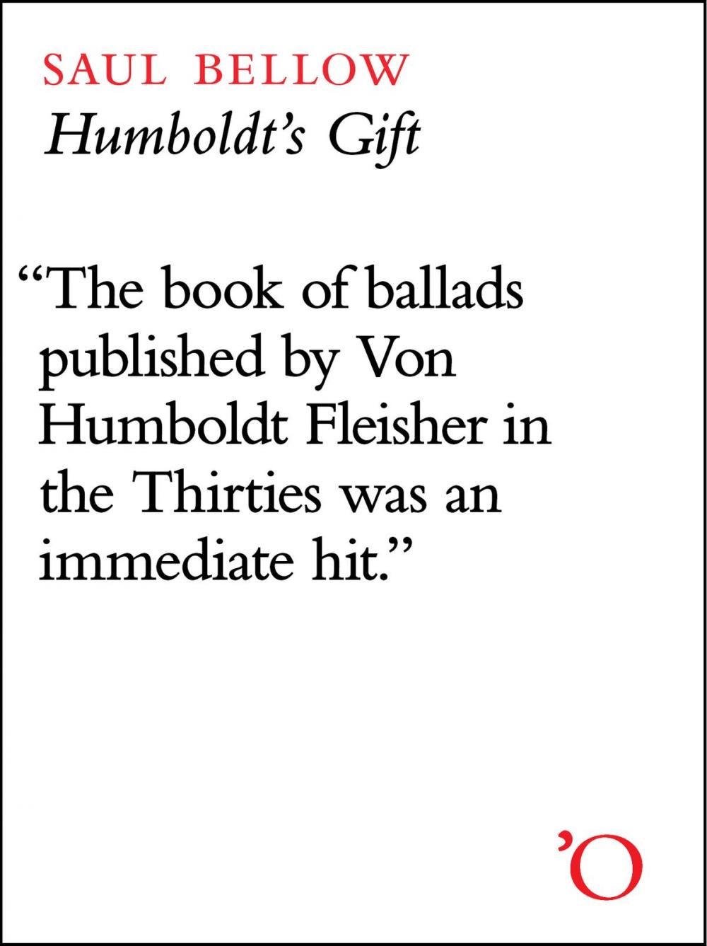 Big bigCover of Humboldt's Gift
