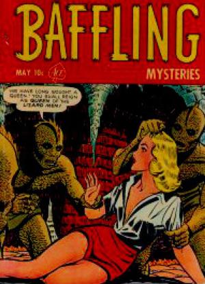 Cover of baffling Mysteries Five Issue Jumbo Comic