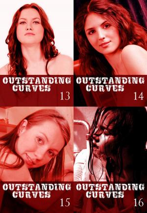 Cover of the book Outstanding Curves Collected Edition 4 – Volumes 13-16 - A sexy photo book by Mandy Tolstag, Emma Land, Gail Thorsbury