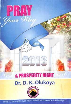 Cover of the book Pray your way into 2016 by Dr. D. K. Olukoya