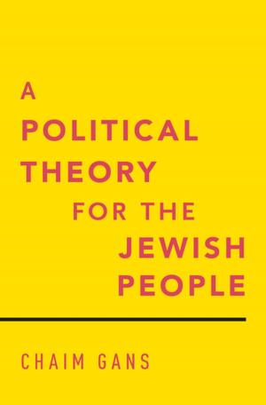 Cover of the book A Political Theory for the Jewish People by James T. Kloppenberg