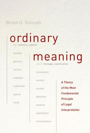 bigCover of the book Ordinary Meaning by 