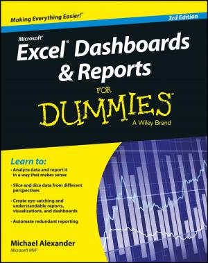 Cover of the book Excel Dashboards and Reports for Dummies by M. D. Wadsworth