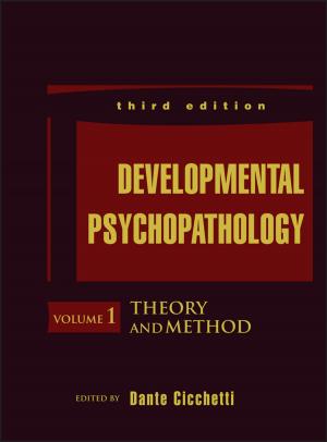 Cover of the book Developmental Psychopathology, Theory and Method by Ruth Schoenbach, Cynthia Greenleaf, Lynn Murphy