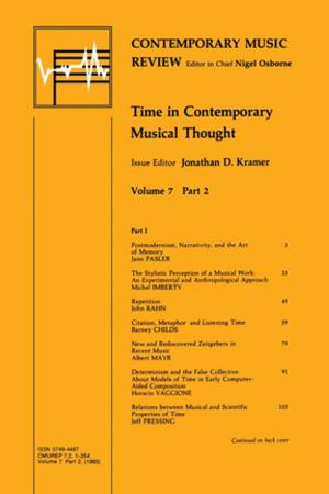 Cover of the book Time in Contemporary Musical Thought by Gibbs, Paul, Knapp, Michael