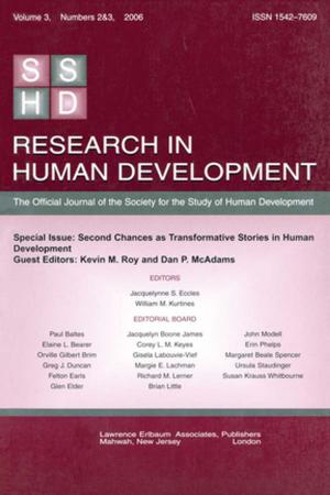 Cover of the book Second Chances As Transformative Stories Rhd V3 2&3 by Frederick G. Whelan