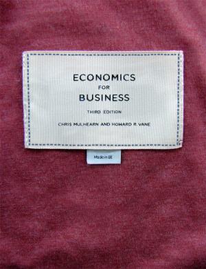 Cover of the book Economics for Business by Elaine Denny, Sarah Earle