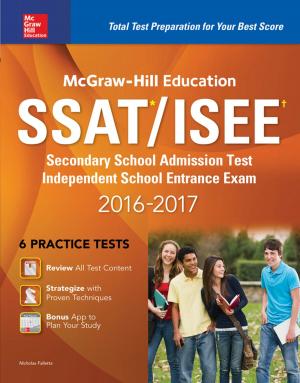 Cover of McGraw-Hill Education SSAT/ISEE 2016-2017