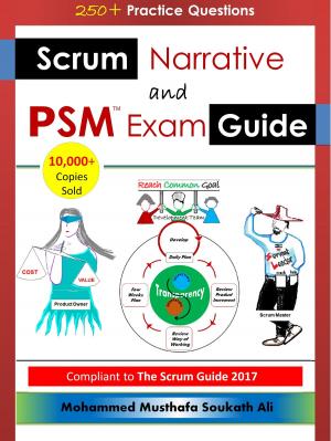 Cover of the book Scrum Narrative and PSM Exam Guide by Binayaka Mishra