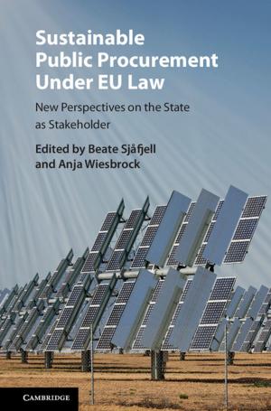 Cover of the book Sustainable Public Procurement under EU Law by Valerie A. Purvin, Aki Kawasaki