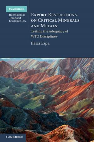 Cover of the book Export Restrictions on Critical Minerals and Metals by Dragoş Iliescu