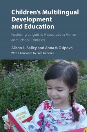 Book cover of Children's Multilingual Development and Education
