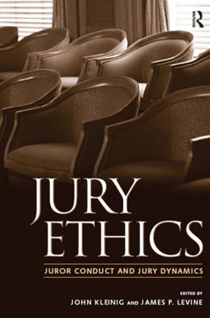 Cover of the book Jury Ethics by Sascha Muller-Kraenner