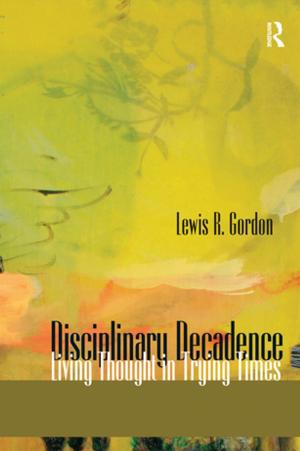 Book cover of Disciplinary Decadence
