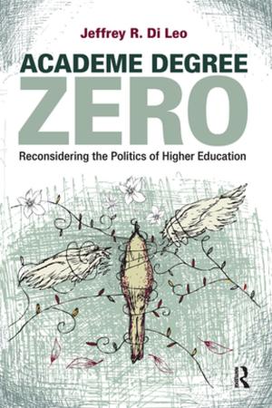 Cover of the book Academe Degree Zero by Andrew Novo