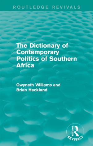 Book cover of The Dictionary of Contemporary Politics of Southern Africa