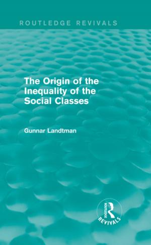 Cover of the book The Origin of the Inequality of the Social Classes by Tony Wilson