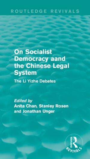 Cover of the book On Socialist Democracy and the Chinese Legal System by Sasha Brookes
