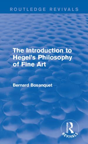 Cover of the book The Introduction to Hegel's Philosophy of Fine Art by Christine Reynier