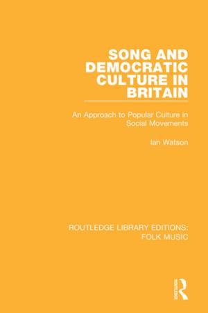 Book cover of Song and Democratic Culture in Britain