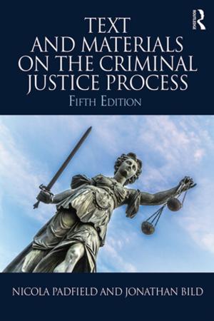 Cover of the book Text and Materials on the Criminal Justice Process by Andrew Thompson