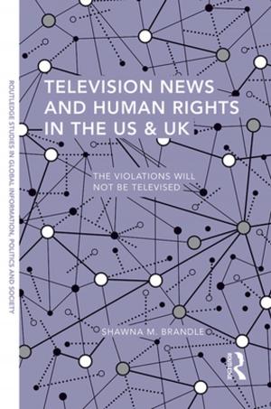 Cover of the book Television News and Human Rights in the US &amp; UK by Peter Elfer, Elinor Goldschmied, Dorothy Y. Selleck